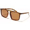 POLARIZED UNISEX OVAL BROW slnečné okuliare Leopard