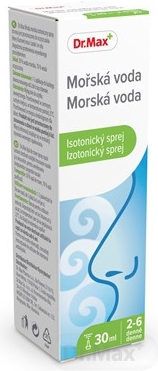 Dr.Max Morská voda izotonický nosný sprej 30 ml od 4,99 € - Heureka.sk