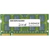 2-Power 2GB MultiSpeed 533/667/800 MHz DDR2 SoDIMM 2Rx8 (DOŽIVOTNÍ ZÁRUKA) (MEM0702A)