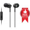 SONY stereo sluchátka MDR-EX110AP, černá