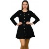 Čierny dámsky sukňový komplet Carol