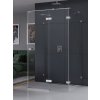 New Trendy Eventa sprchovací kút 100x100 cm obdĺžniková chromová lesklé/priehľadné sklo EXK-4588