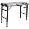Fortum Stôl zvárací skladací, max. 454kg, hrúbka 2mm, 107x53cm, výška 70-93cm, fixačné otvory 20mm, 4759970