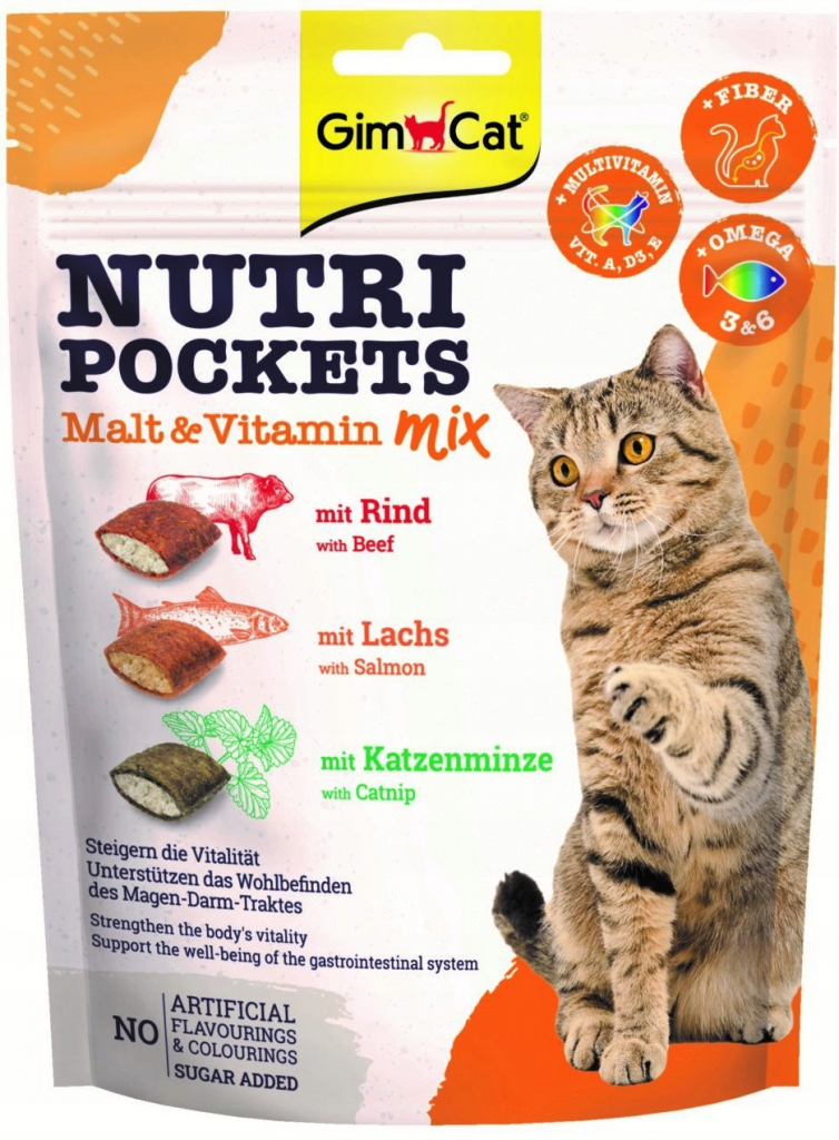 GIMCAT Nutri Pockets malt vitamin.mix 150 g