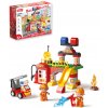 Stavebnica hasičská stanica, 55 dielikov, pre deti od 3 rokov