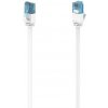 Hama sieťový patch kábel CAT6 5m plochý biely 200685 - sieťový kábel Cat6a