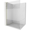 Mexen Kioto L, sprchová zástena Walk-In 80 x 200 cm, 8mm číre sklo-námraza, zlatý lesklý profil,800-080-103-50-35