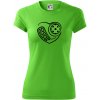 Florbal love - Dámske Fantasy športové (dresovina) - L ( Apple Green )