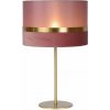 LUCIDE 10509/81/66 EXTRAVAGANZA TUSSE stolná lampa V500mm 1xE14 ružová, zlatá
