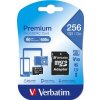 Pamäťová karta Verbatim MicroSDXC 256GB Premium + SD adaptér (44087)