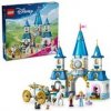 LEGO® Disney™ 43275 Popoluškin zámok a kočiar s koňmi