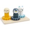 Bigjigs Toys Motorická deska Artic