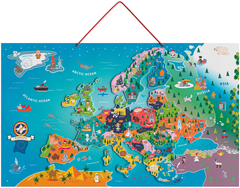Playtive magnetická mapa mapa Európy od 21,99 € - Heureka.sk