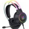 Herné Slúchadlá Onikuma X15 Pro s mikrofónom, RGB, USB – čierna