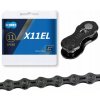 Reťaz na bicykel KMC X11EL čierna 11/ (5,5 mm)