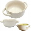 Miska na polievku LUNA krémová, HRNČEK na polievku 580 ml, GULÁŠOVÁ miska 13,5 cm