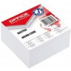 Poznámkový bloček kocka Office products nelepená biela, 85x85x40 mm