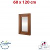 OKNA-HNED.SK Plastové okno 60x120 cm (600x1200mm) otváravé aj sklopné ľavé biele / zlatý dub