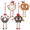 Ozdoba na vianočný stromček - 1ks Donut alebo praclík 13cm (42063 Christmas tree decorations donut pretzel 13cm)