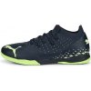 Puma FUTURE Z 3.4 IT halové futbalové kopačky - FUTURE Z 3.4 IT – ľahká a pohodlná obuv do interiéru s gumovou podrážkou pre maximálnu kontrolu lopty v hale, tmavomodrý dizajn s neónovo zelenými detai