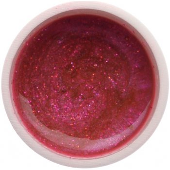 Cedro Farebný UV gél GABRA glitter ružový 7,5 ml