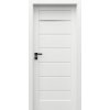 PORTA Doors SET Rámové dvere VERTE HOME J.1 so sklom, fólia Biela + zárubeň PD-VER-J1_BIELA