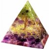 Orgonitová pyramída - Zlatý strom - fialový