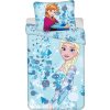 Jerry Fabrics Obliečky Frozen Light blue 02 svietiace efekt 140x200 70x90