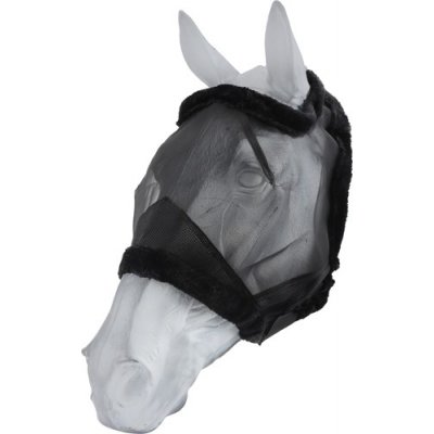 HorseGuard Maska proti hmyzu bez ochrany uší černá