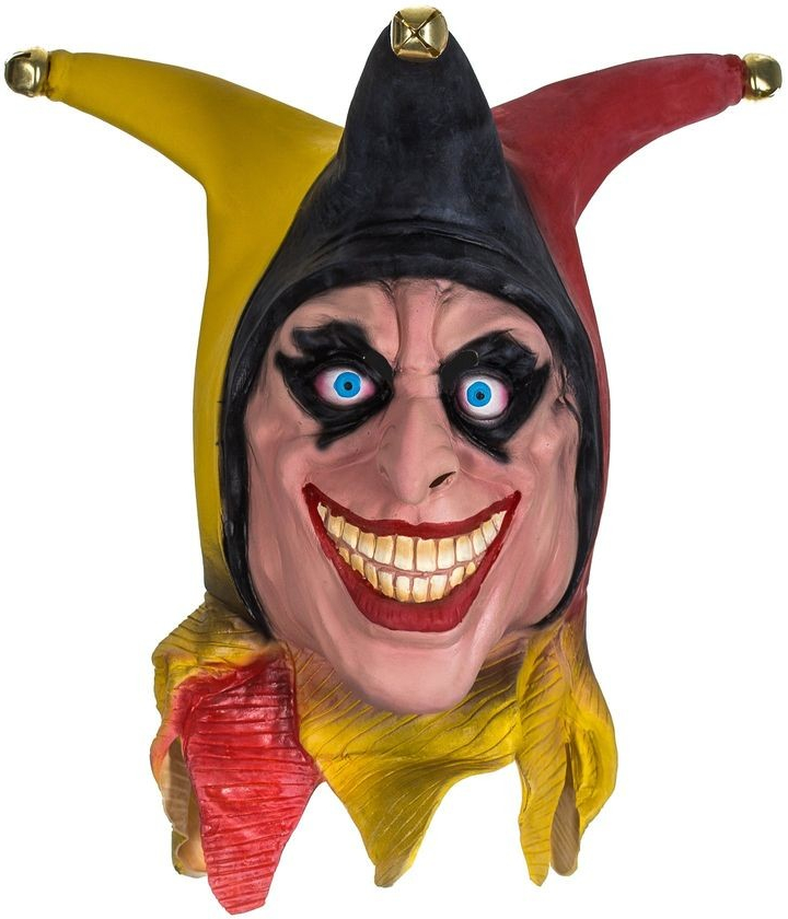 Korbi Profesionálna latexová maska Klaun Joker Halloween