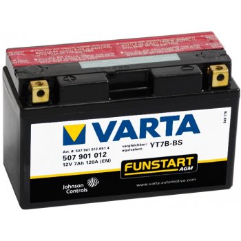 Varta YT7B-4 / YT7B-BS 507 901