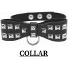 Obojok kožený Studded Bow Tie Collar