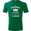 Zelené tričko Legendy sa rodia v januári - darček k 60 narodeninám pre mužov S