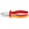 KNIPEX 03 06 200 Kombinované kliešte, viaczložkové návleky, certifikácia VDE chrómované