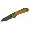 CIVIVI C18062P-8 Elementum II vreckový nôž 7,5 cm, čierna, žltá, plast Ultem (PEI)