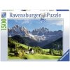 Puzzle Ravensburger puzzle 162697 Výhľad na Dolomity 1500 dielikov (4005556162697)