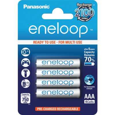 Panasonic Eneloop AAA 750mAh 4ks HR-4UTGB/4BP