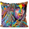 Vankúš Indiánka art (Veľkosť: 40 x 40 cm)