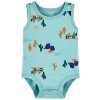 CARTERS CARTER'S Body bez rukávov Blue Jeep chlapec 24m