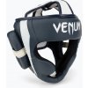 Boxerská prilba Venum Elite biela/navy blue