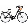 Mestský bicykel Hurtex Catherina Black 26 rám 17 palcov koleso 26 