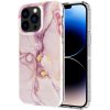 AppleKing mramorový trblietavý kryt pre iPhone 13 Pro Max - ružový - možnosť vrátiť tovar ZADARMO do 30tich dní
