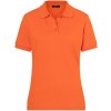 James&Nicholson Dámska polokošeľa JN071 Dark Orange S