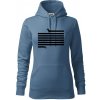 Jazvečík dlhý - Mikina dámská Cape s kapucí - 2XL ( Denim )