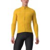 Castelli PRO Thermal MID LS, Goldenrod Veľkosť: 3XL Mierne zateplený dres do prechodného obdobia
