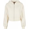 Ladies Short Oversized Zip Jacket - whitesand 3XL
