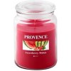 Vonná sviečka v skle PROVENCE 95 hodín jahoda a melón