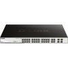 D-Link DGS-1210-28P 28-port Gigabit Smart+ PoE Switch, 24x GbE PoE+, 4x RJ45/SFP, PoE 193W