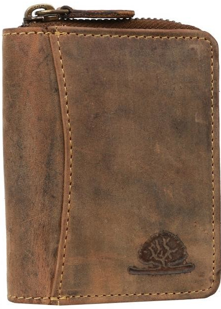 GREENBURRY pánska mini peňaženka z brúsenej kože 1667