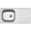 Nerezový drez Sinks CLASSIC 860 V 0,5 mm matný 435 x 860 mm STSCLM8604355V